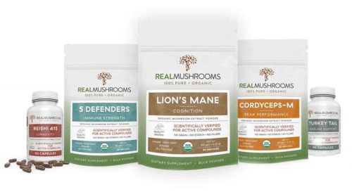 Real Mushrooms product line