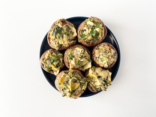 vegan stuffed mushrooms